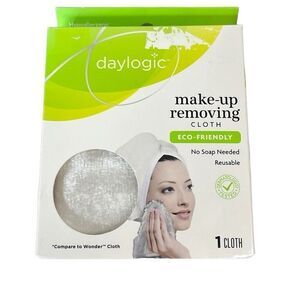 Daylogic Makeup Removing Cloth Reuseable Eco‎ Friendly Hypoallergenic NEW